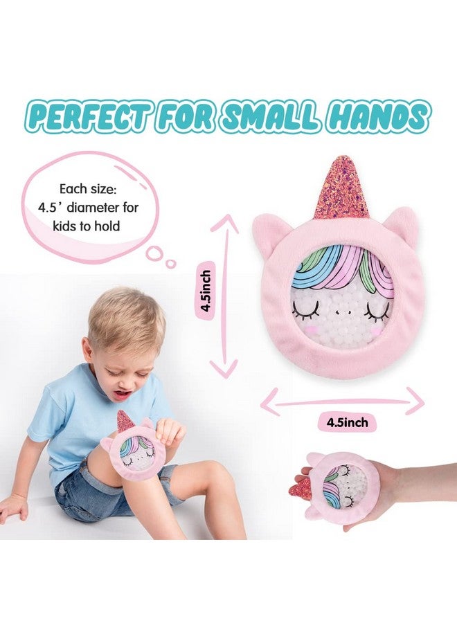 Hilph Kids Ice Packs for Boo Boos, Reusable Hot Cold Packs with Cover for Kids Children Injuries, Toddler Animal Round Ice Packs for Kids Bumps, Swelling, Wisdom Teeth (3 Packs) - Image 5