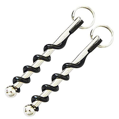 Makupon Multi-Tool Waiters Corkscrew Portable Red Wine Bottle Hinged Opener Set with Keychain - Image 2