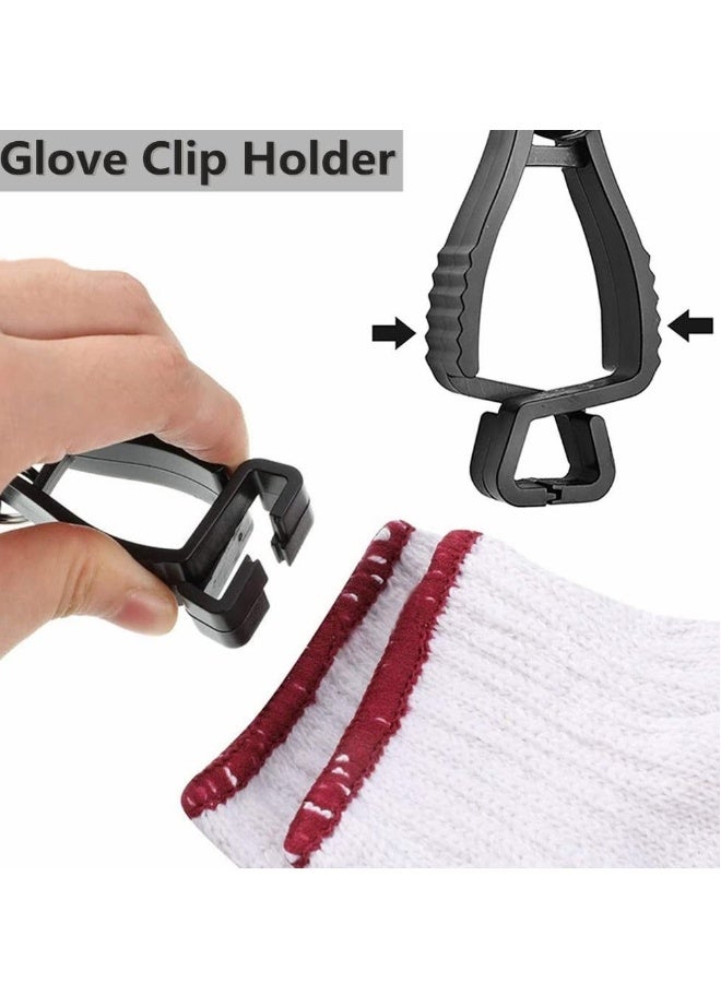 Generic Glove Clips 4Pcs Glove Clamp Grabber Work Gloves Clips Glove Clip Holder Hanger Towels Glove Holder for Workers Firefighters Construction Sites - Image 5