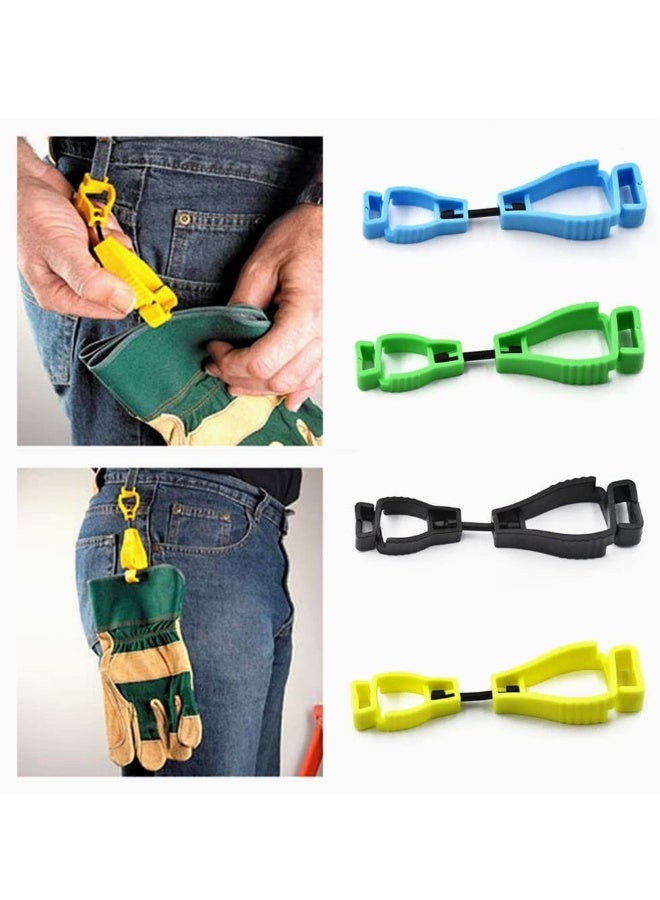 Generic Glove Clips 4Pcs Glove Clamp Grabber Work Gloves Clips Glove Clip Holder Hanger Towels Glove Holder for Workers Firefighters Construction Sites - Image 4