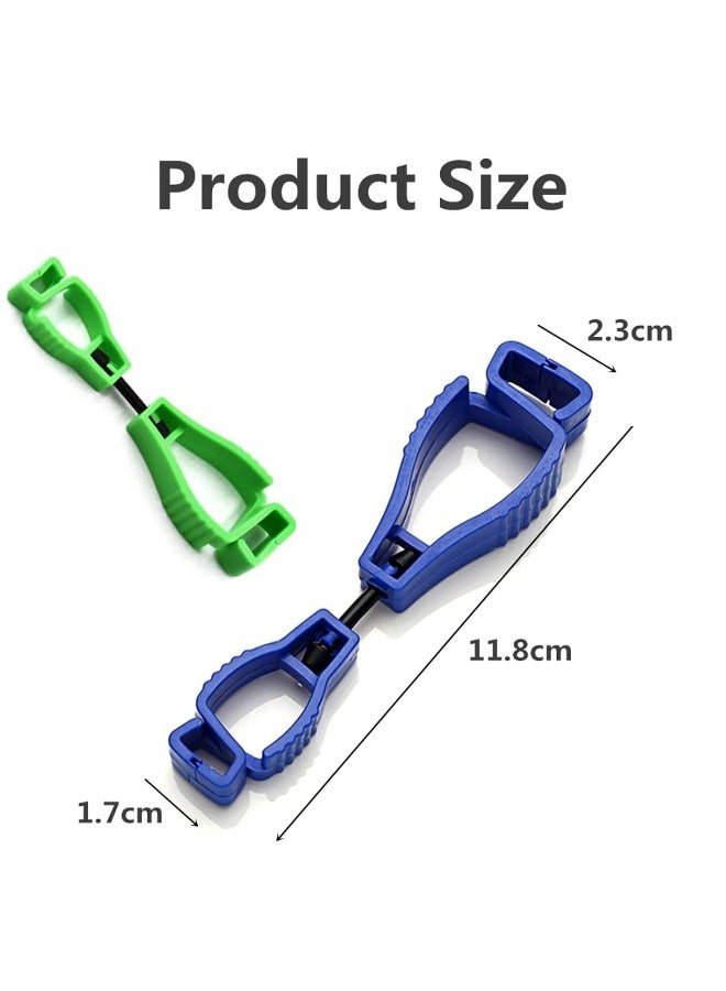 Generic Glove Clips 4Pcs Glove Clamp Grabber Work Gloves Clips Glove Clip Holder Hanger Towels Glove Holder for Workers Firefighters Construction Sites - Image 3
