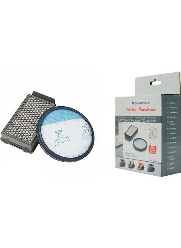 Rowenta Ro 3751 Ta Compact Power Cyclonic Hepa Filter Set 