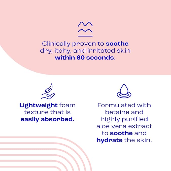 E45 Itch Relief Coolmousse 100ml Face and Body Foam for Dry Skin Itchy Skin and Irritated Skin Cooling Foam to Soothe Itchy Skin - Image 3