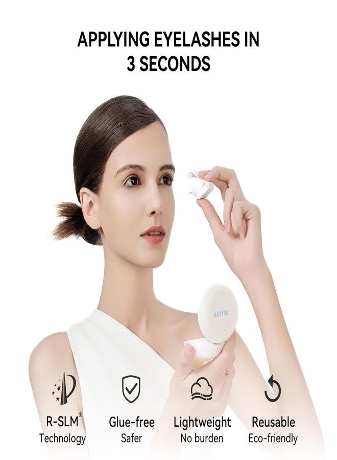 WOSADO [V14 Frost Black] Magnetic Eyelashes with Applicator Kit, Reusable Magnetic Lashes without Eyeliner, Glue-free False Lashes, Waterproof, Lightweight, Suit for Natural Makeup - Image 5