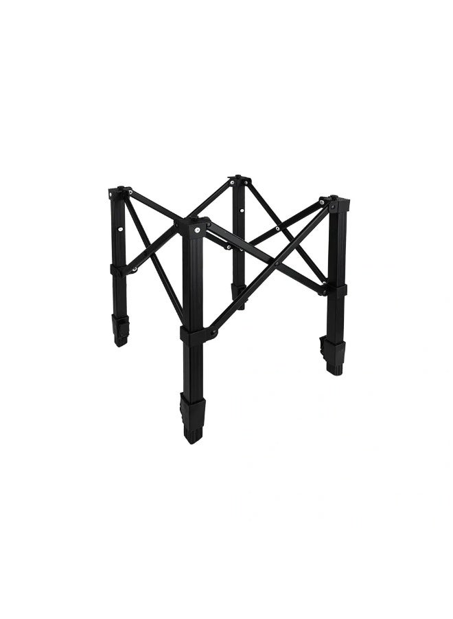 Alghafa Large Aluminum Camping Table – Adjustable Folding Outdoor Table 52×52cm – Portable Travel Table – GTA01 - Image 5