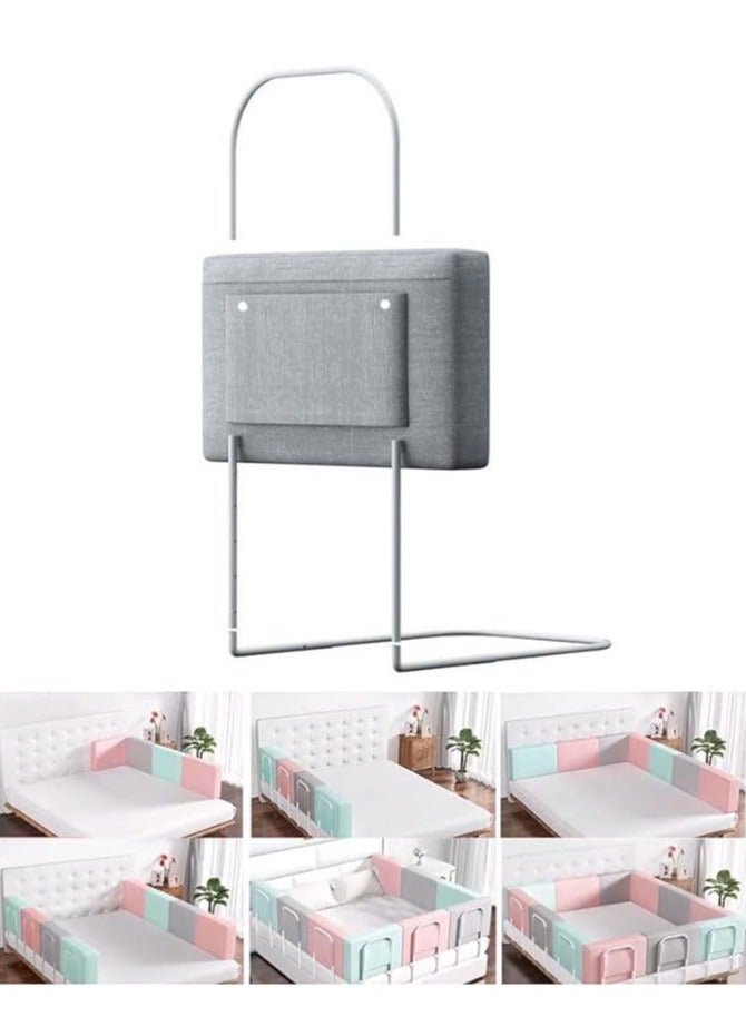 Bed Rail Bed Rail Guards for Toddlers Guard Bumper for Baby Safe Bed Side Rail Height Adjustable Baby Safety Bed Protective Fence Easy Installationl (50*7*28cm, 1pcs) ﻿  - Image 1