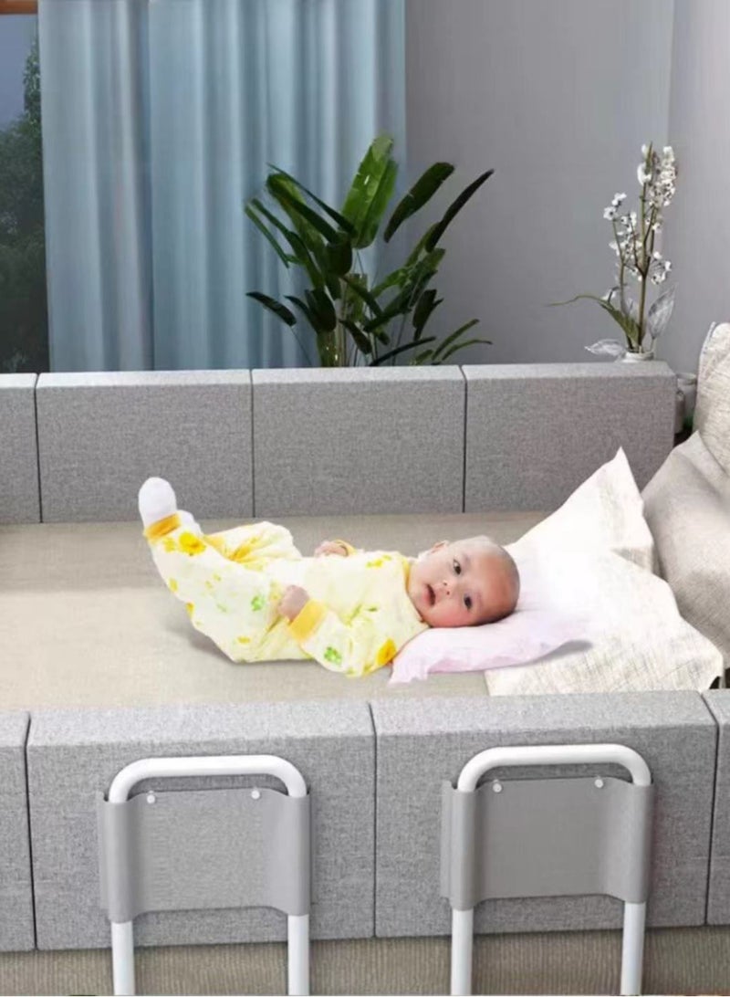 Bed Rail Bed Rail Guards for Toddlers Guard Bumper for Baby Safe Bed Side Rail Height Adjustable Baby Safety Bed Protective Fence Easy Installationl (50*7*28cm, 1pcs) ﻿  - Image 3