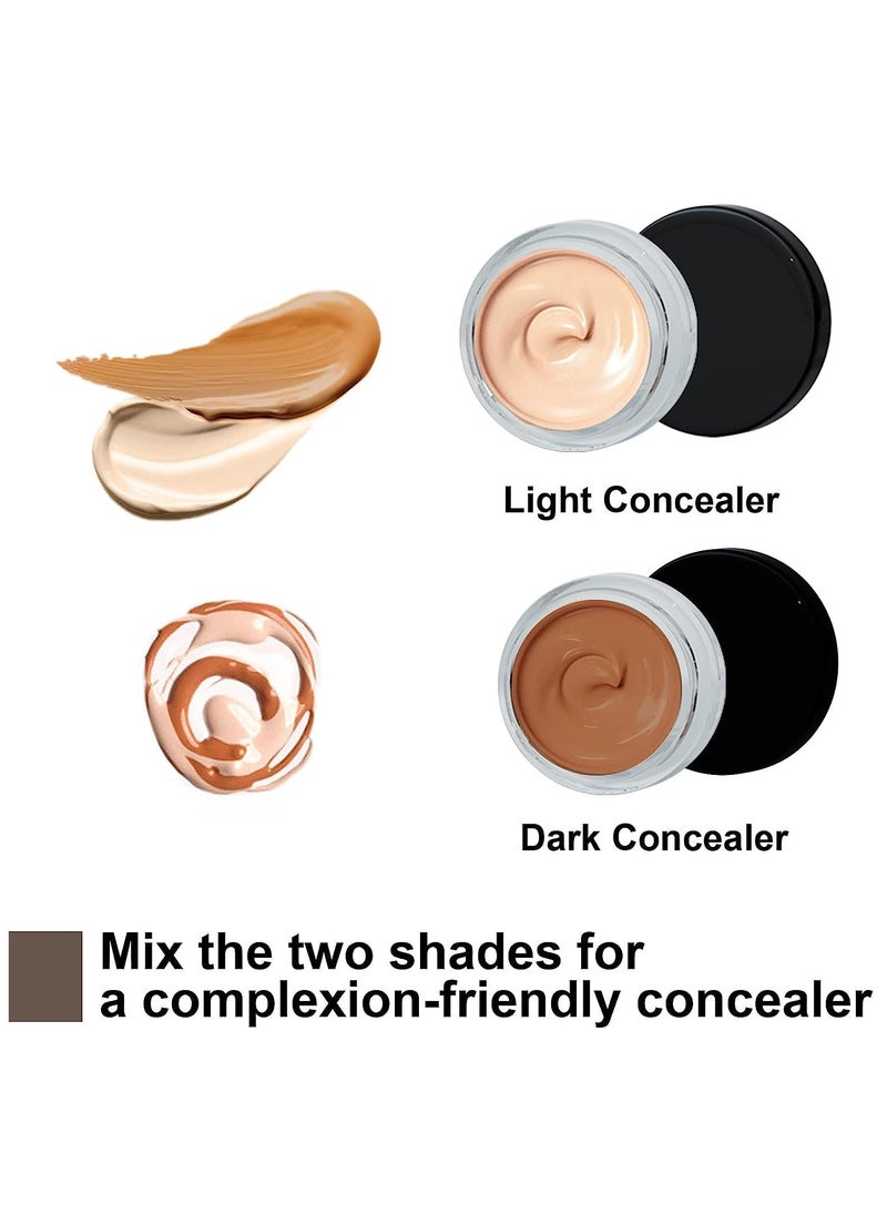 KASTWAVE - Cover Up Makeup Waterproof, Concealer, Scar Cover Up Makeup Waterproof, Professional Skin Concealer Set for Dark Spots, Scars, Vitiligo, Body Makeup Cover - Image 1