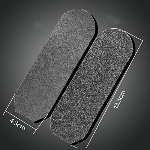 Lifestan Foot File Refills Pedicure File Replacement Abrasives Black Pack of 50 - Image 3