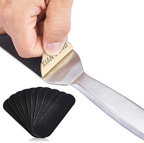 Lifestan Foot File Refills Pedicure File Replacement Abrasives Black Pack of 50 - Image 4