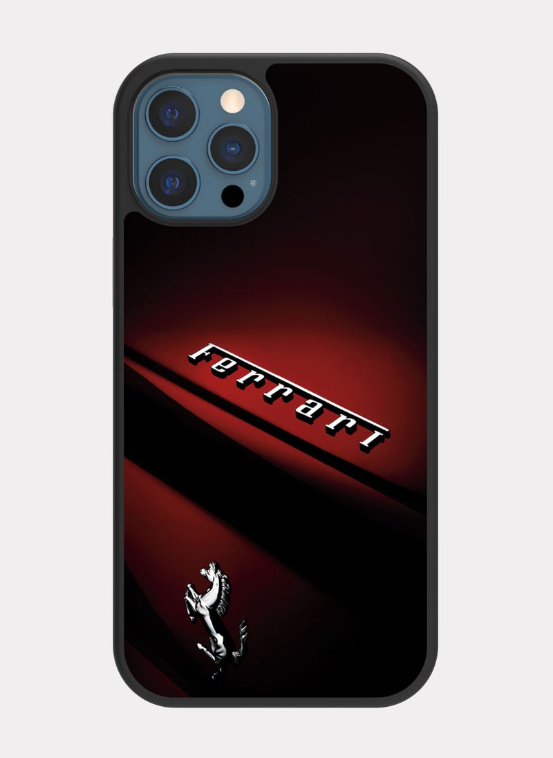 PXLAAT iPhone 12 Pro Max case cover Ferrari - Image 1