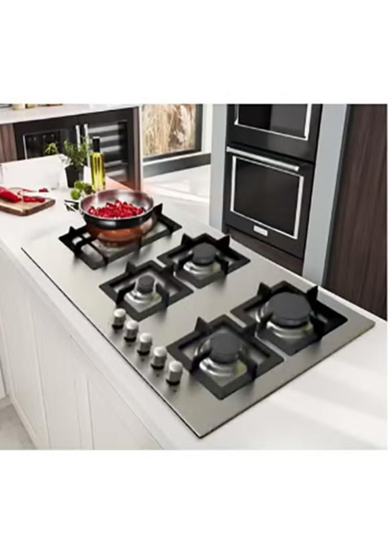 kitchen Line Built-in Stove 5 Gas Burners Heavy 90 cm Italian Steel | JW5020  - Image 4