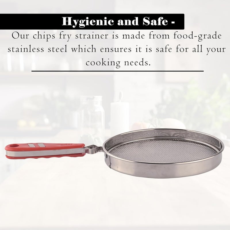Wrishay Flexyzik Roti Grill Jali for Gas Stove Papad Phulka Roasting Net for Kitchen Cooking Stainless Steel Barbeque Bharta Pan  - Image 4