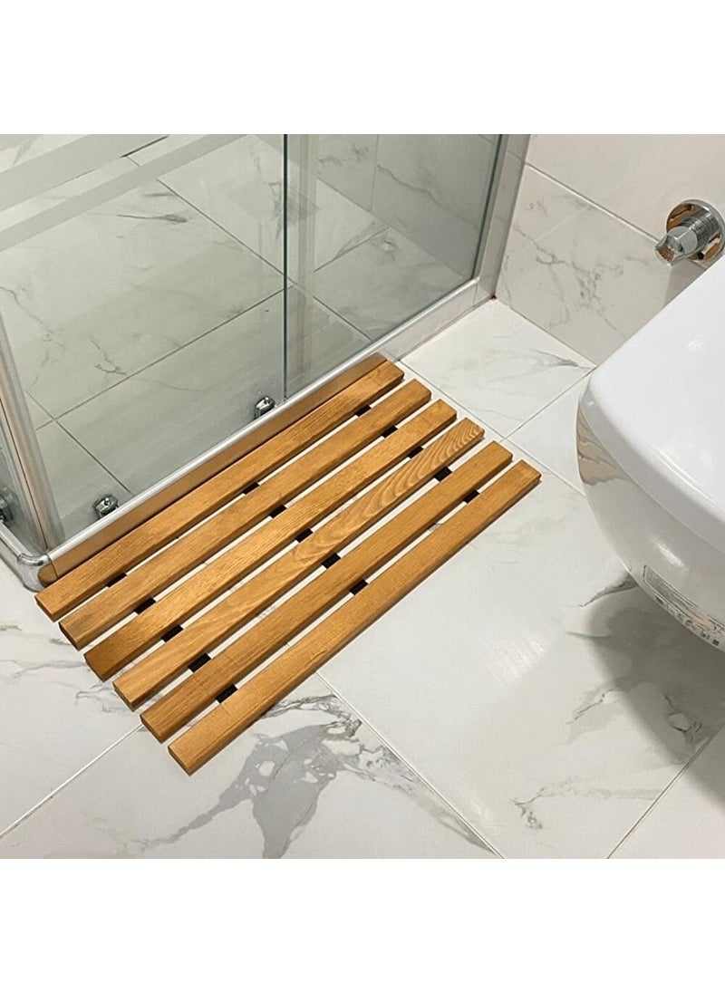 Wooden Rope Bath Mat, Garden Balcony Mat 30x70cm - pzsku/ZC50F30917F189DABC490Z/45/_/1737260485/3af09fdd-33a7-410a-abd7-f1d13d769dde