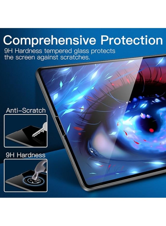 Jetech One Touch Screen Protector for iPad Pro 12.9-Inch (2022/2021/2020/2018 Model, 6th/5th/4th/3rd Generation), Tempered Glass Film with Auto-Alignment Frame, HD Clear - Image 2