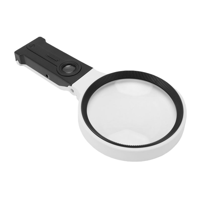 Magnifying Glass 3.5x 25x Magnification Foldable 4 Lighting Modes 110mm Multifunctional Handheld LED Illuminated Lighted Magnifier - Image 3