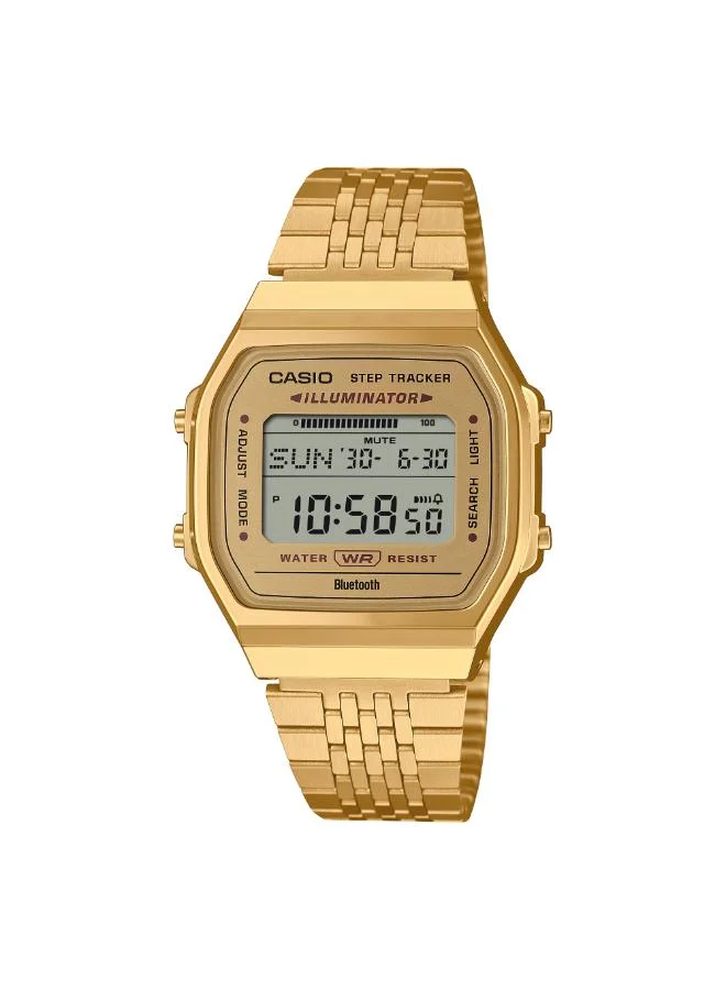 CASIO Unisex Stainless Steel Digital Watch ABL-100WEG-9ADF - 37.9 mm