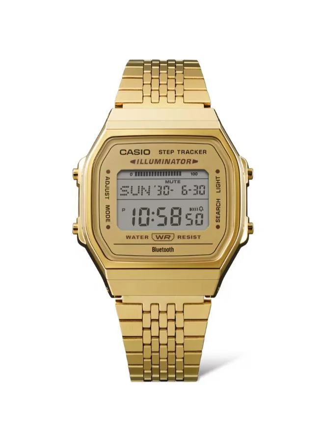 CASIO Unisex Stainless Steel Digital Watch ABL-100WEG-9ADF - 37.9 mm