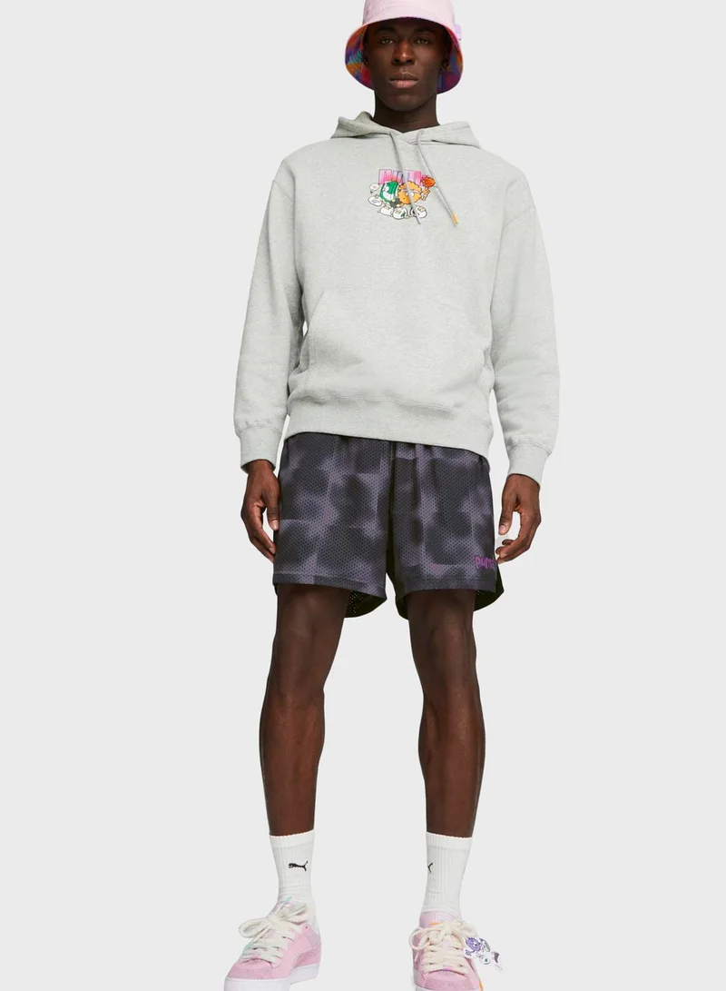 PUMA 6" 8Enjamin Mesh Aop Shorts
