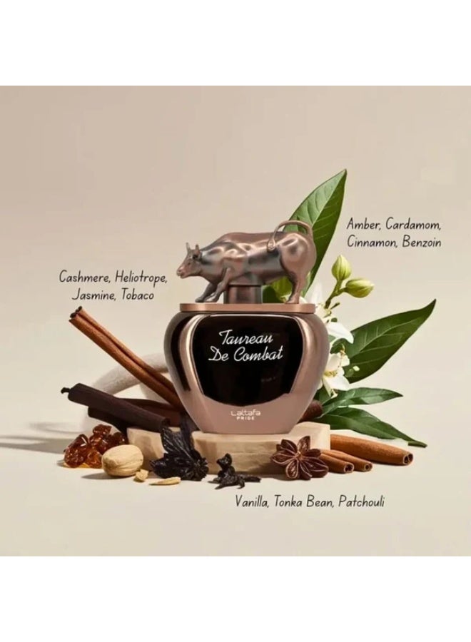 Lattafa Toro Du Combat Unisex Perfume by Lattafa Pride 100ml - Image 2