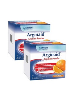 Arginine Powder Drink Mix Orange Nutritional Needs For Wound Care 0.32 Oz Packets (14 Ct/Pack) (Pack Of 2)