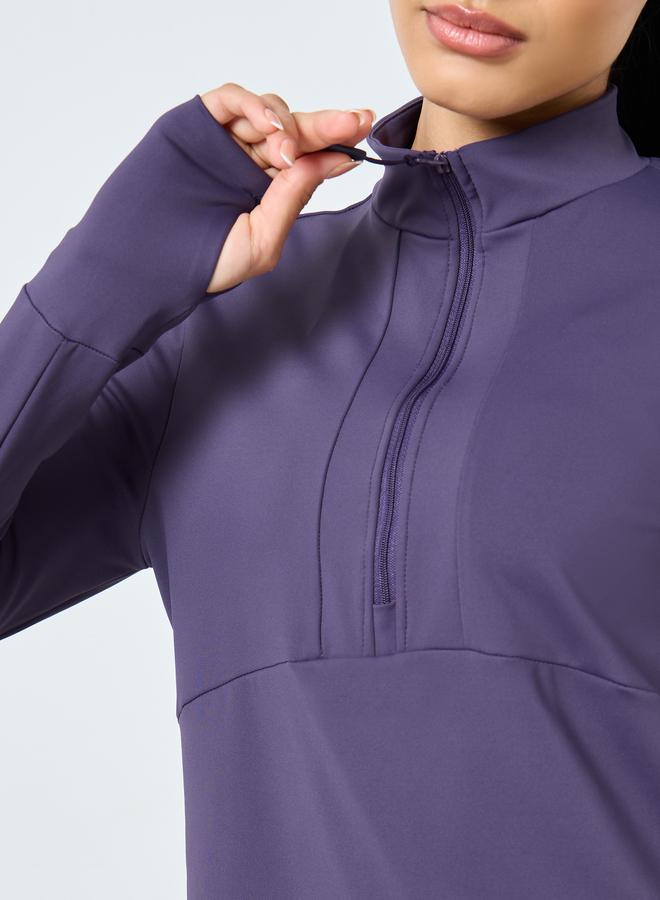 ستايلي اكتيف مجموعة من ليقنز بطول 7/8 مع بلوزة بأكمام طويلة - Image 4