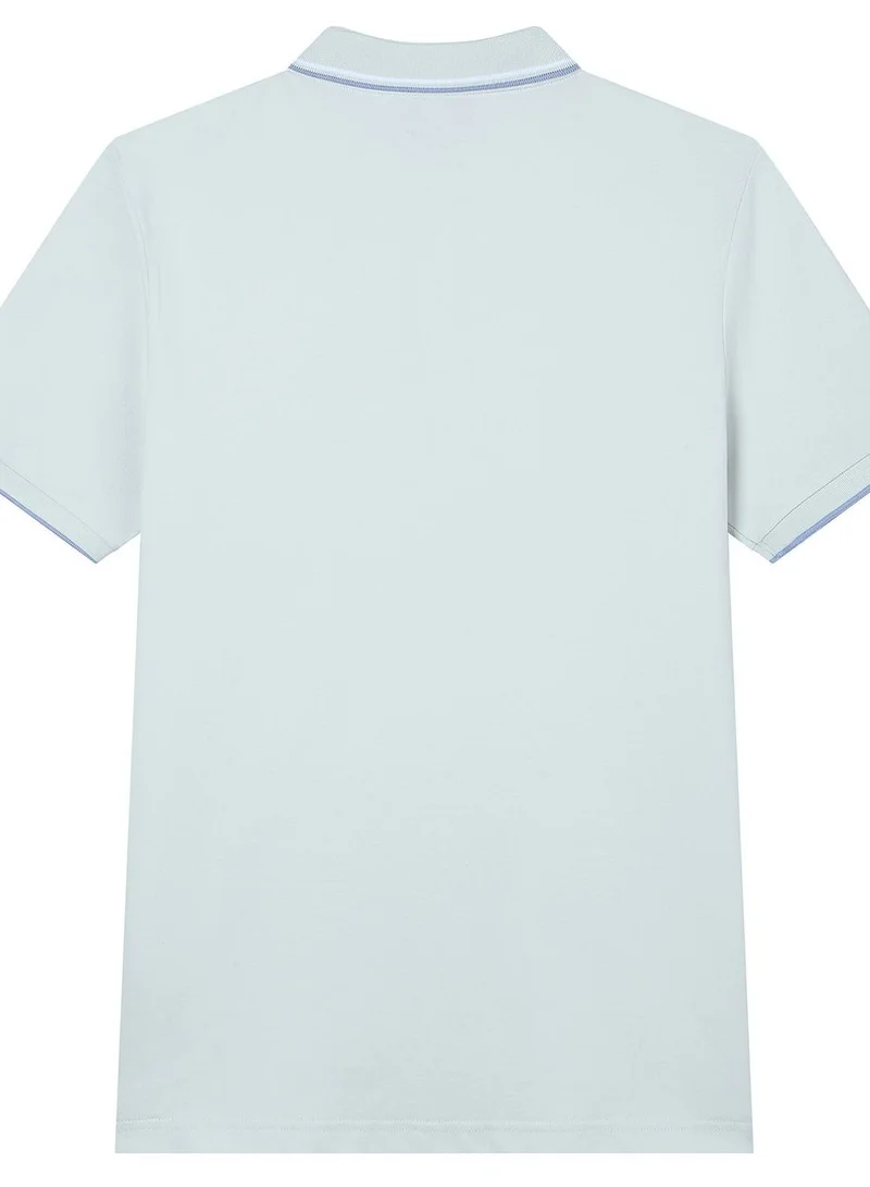 Giordano  Men’s Slim Pique Solid Polo with Flat Knit Collar for Men | Best Price UAE