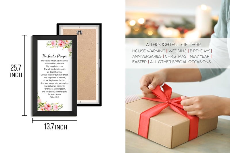 Elben Creatives Bible Verses Wall Frames The Lords PrayerMatthew 6913 - Image 3