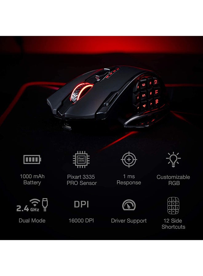 ريدراجون ماوس الألعاب اللاسلكي ريدراجون M913 إمباكت إيليت - Image 3