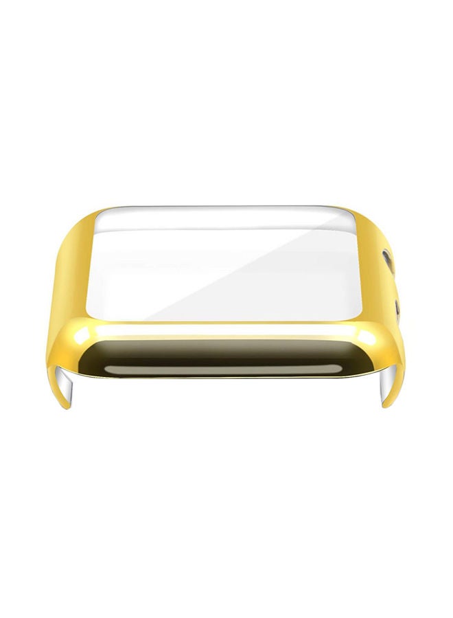 NIBEMINENT Protective Case For Apple Smartwatch Series 2 38mm 38millimeter Gold  - Image 1