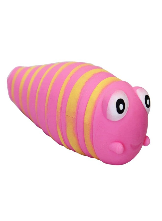 KYNA Mind Relaxing Stress Buster Toy Finger Pressing Slow Rising Soft Squishy Toy Indoor Outdoor Fun Play Set for Kids and Adults Random Colours Pack of 1 (Finger Slug) - Image 3
