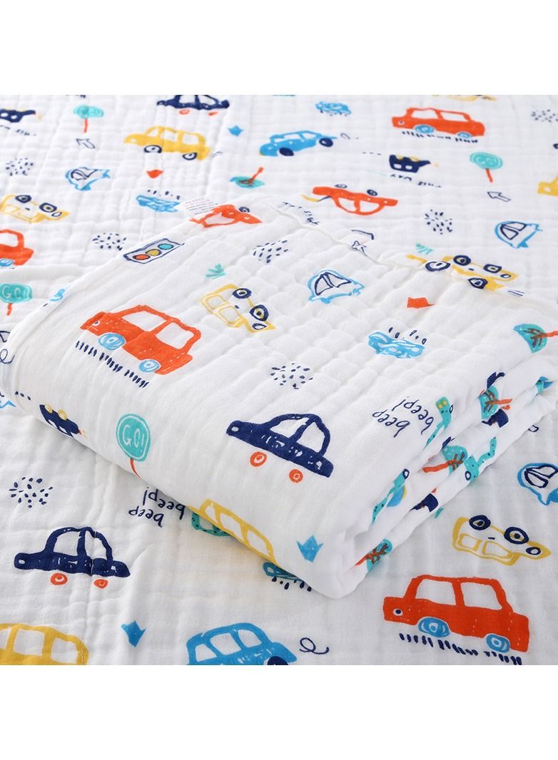 Pure Cotton Cartoon Printed Bath Towels