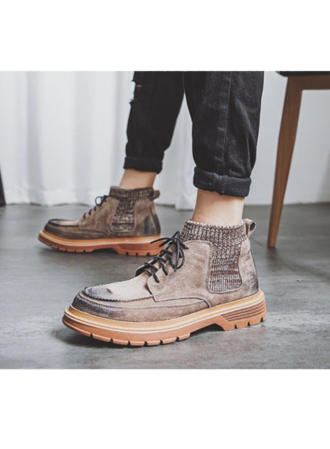 Warrior Fashion Sock mouth Martin Boots - Image 5