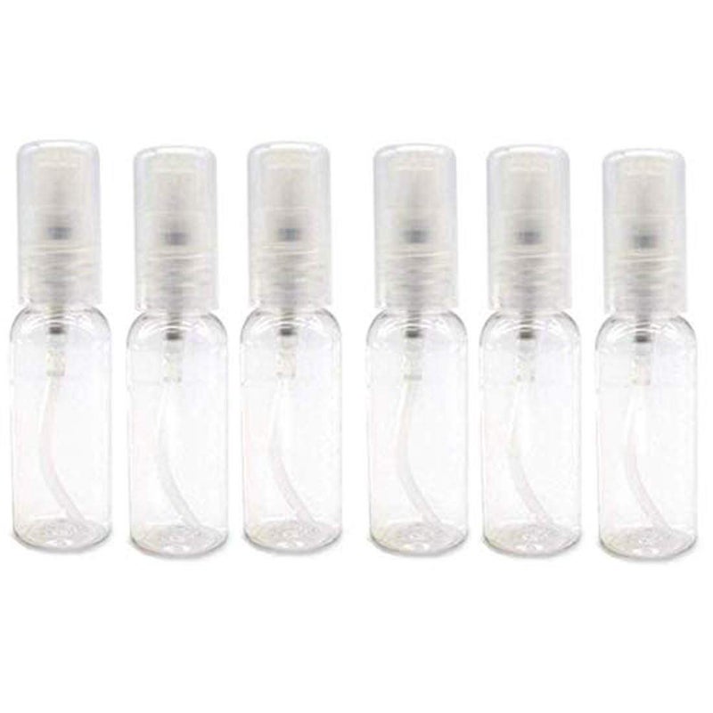 DIY Crafts DIY Crafts Design No 2 Pack Of 6 Pcs Empty Plastic Clear Pump Nozzle Bottle for Design No 2 Pack Of 6 Pcs  - Image 1