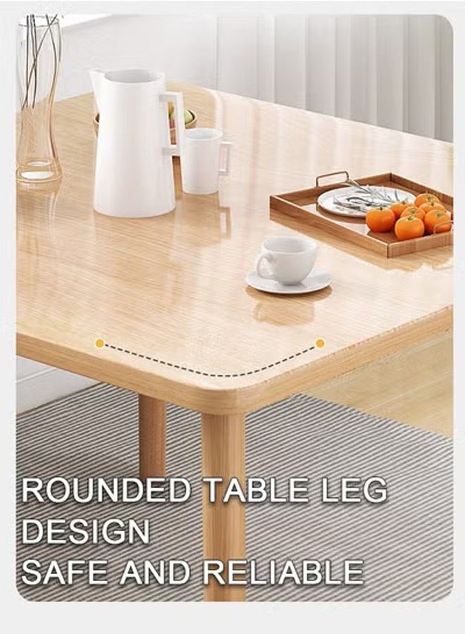 NKX Kitchen Wooden Dining Table  Modern Breakfast Table Desk Leisure Coffee Table for Living Room/Office Modern dining table 70*70*72cm - Image 2