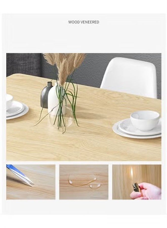 NKX Kitchen Wooden Dining Table  Modern Breakfast Table Desk Leisure Coffee Table for Living Room/Office Modern dining table 70*70*72cm - Image 3