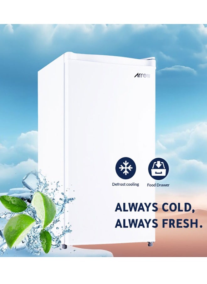 Arrow Single Door Refrigerator with Light, 86L, 3 Cu. ft Defrost,  White | RO-135RDK  - Image 4