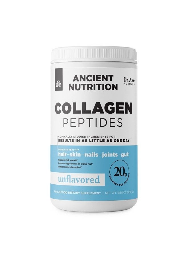 Ancient Nutrition - Collagen Peptides, Collagen Peptides Powder, Unflavored Hydrolyzed Collagen, Supports Healthy Skin, Joints, Gut, Keto and Paleo Friendly, 28 Servings, 20g Collagen per Serving - Image 1
