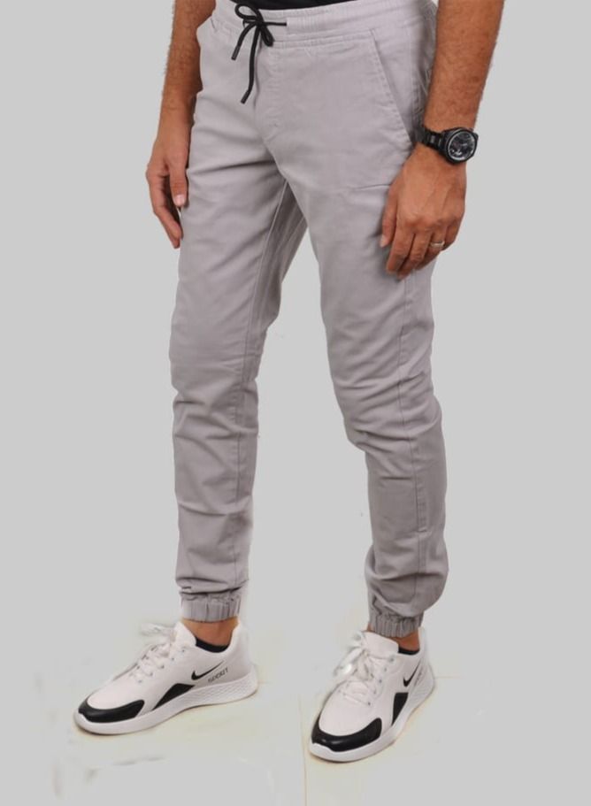 Jupiter Men's gabardine pants - Light Grey  - Image 2