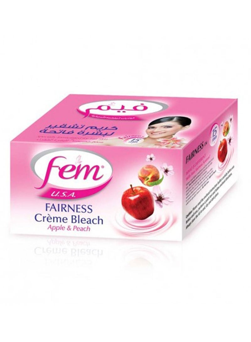 fem Fairness Apple And Peach Cream Bleach 50g - Image 1