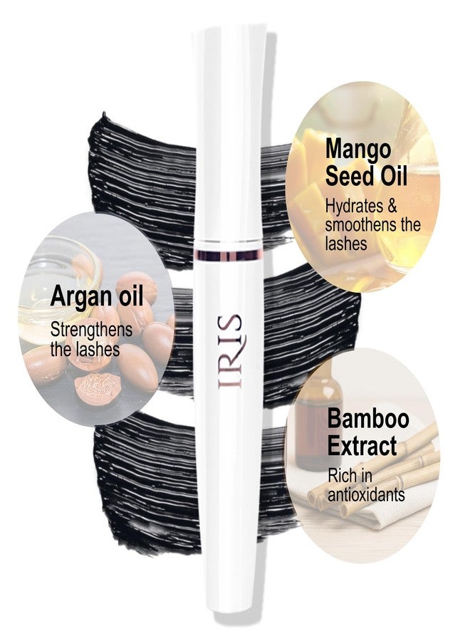 Iris Cosmetics IRIS - Volumizing Mascara (12 Hrs Hold) | Lash Growth Formula - Dermatologically & Ophthamologically Tested | Smudgeproof and LightWeight | Black 12 ml - Image 3