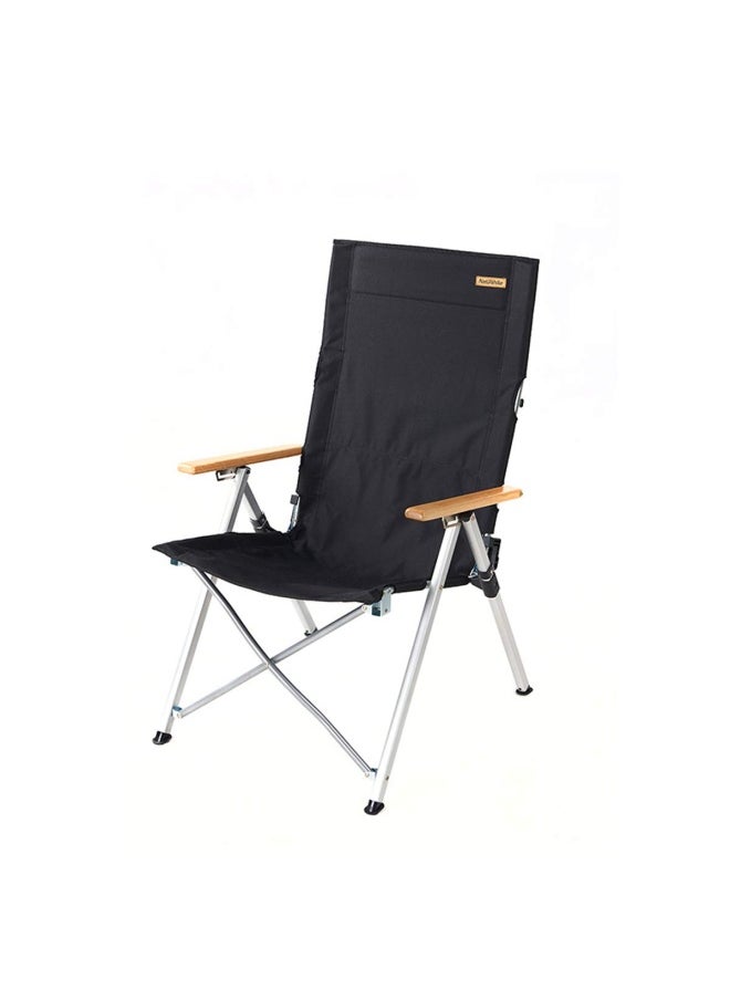 Naturehike - Aluminum Alloy Folding Lying Chair | High-Comfort Outdoor Recliner | Portable & Lightweight | Black - Image 1