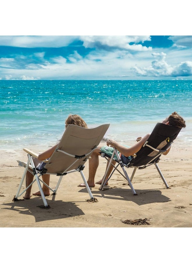 Naturehike - Aluminum Alloy Folding Lying Chair | High-Comfort Outdoor Recliner | Portable & Lightweight | Black - Image 1