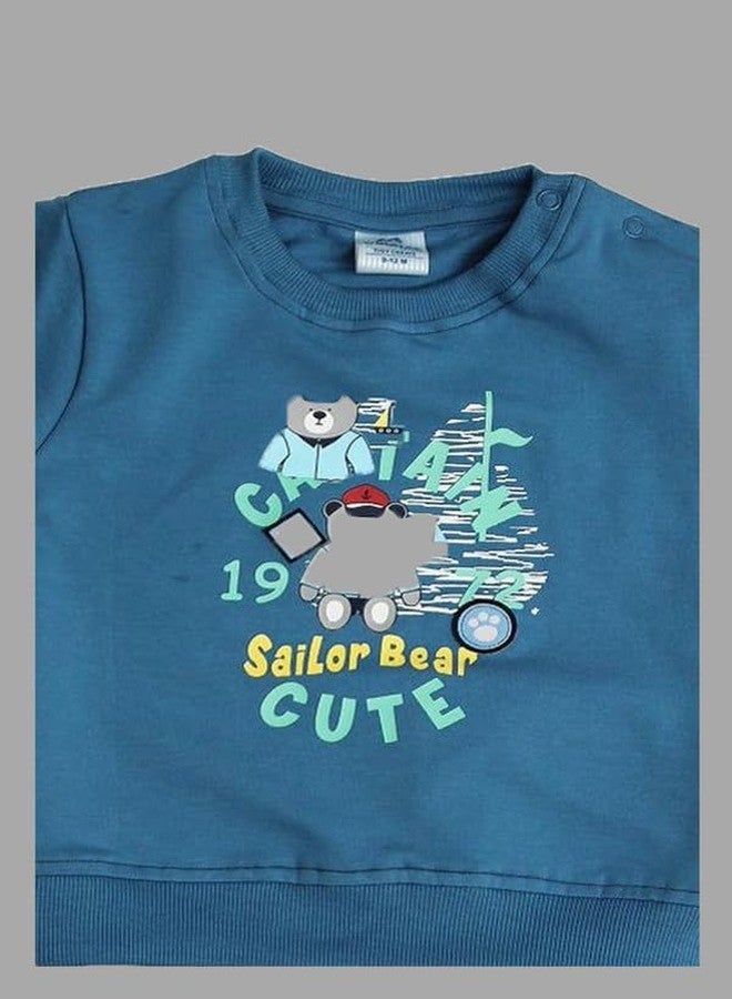 Dollar Junior Tiny Crews Baby Boys Casual T-Shirt Pant Set (KWRN10035_12-18M) Multicolour - Image 3