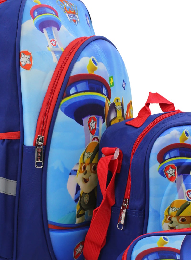 MIGO School Set Paw Patro Backpack 18 Inches – Blue - Image 3