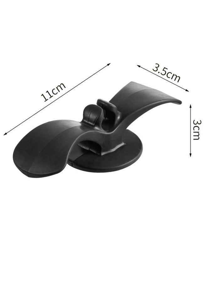 FLYROAD Household Wire Holder Wire Manager Storage Hub Cable Winder Black  - Image 3