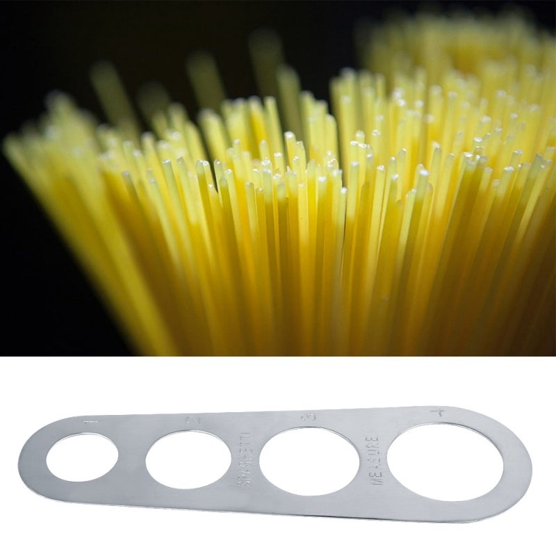 Spaghetti Measurer: Stainless Steel, Corrosion-Resistant, 1-4 Portion Control - Hanging Loop For Easy Storage Pasta Portion Tool for Home Kitchens, Professional Restaurants and Dieters - Image 2