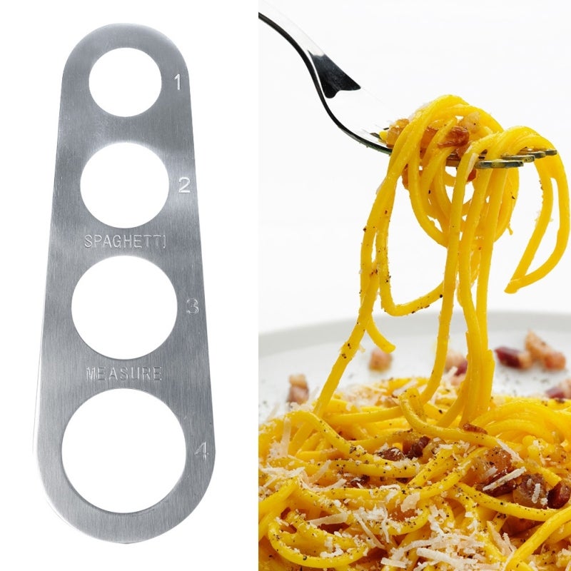 Spaghetti Measurer: Stainless Steel, Corrosion-Resistant, 1-4 Portion Control - Hanging Loop For Easy Storage Pasta Portion Tool for Home Kitchens, Professional Restaurants and Dieters - Image 4