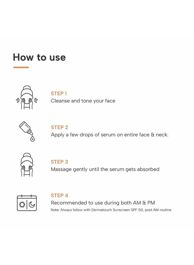 ديرماتوتش وداعًا لمصل التصبغ | للتصبغ والبقع الداكنة والشوائب | لجميع أنواع البشرة | للرجال والنساء | 18 مل - Image 4