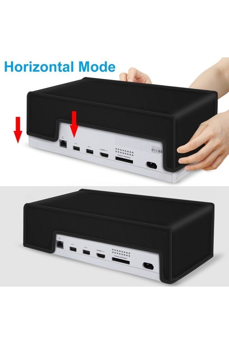 Horizontal Mode Anti-Scratch Dust-Proof Sleeve for Xbox Series S Console Dust Cover Protective Case